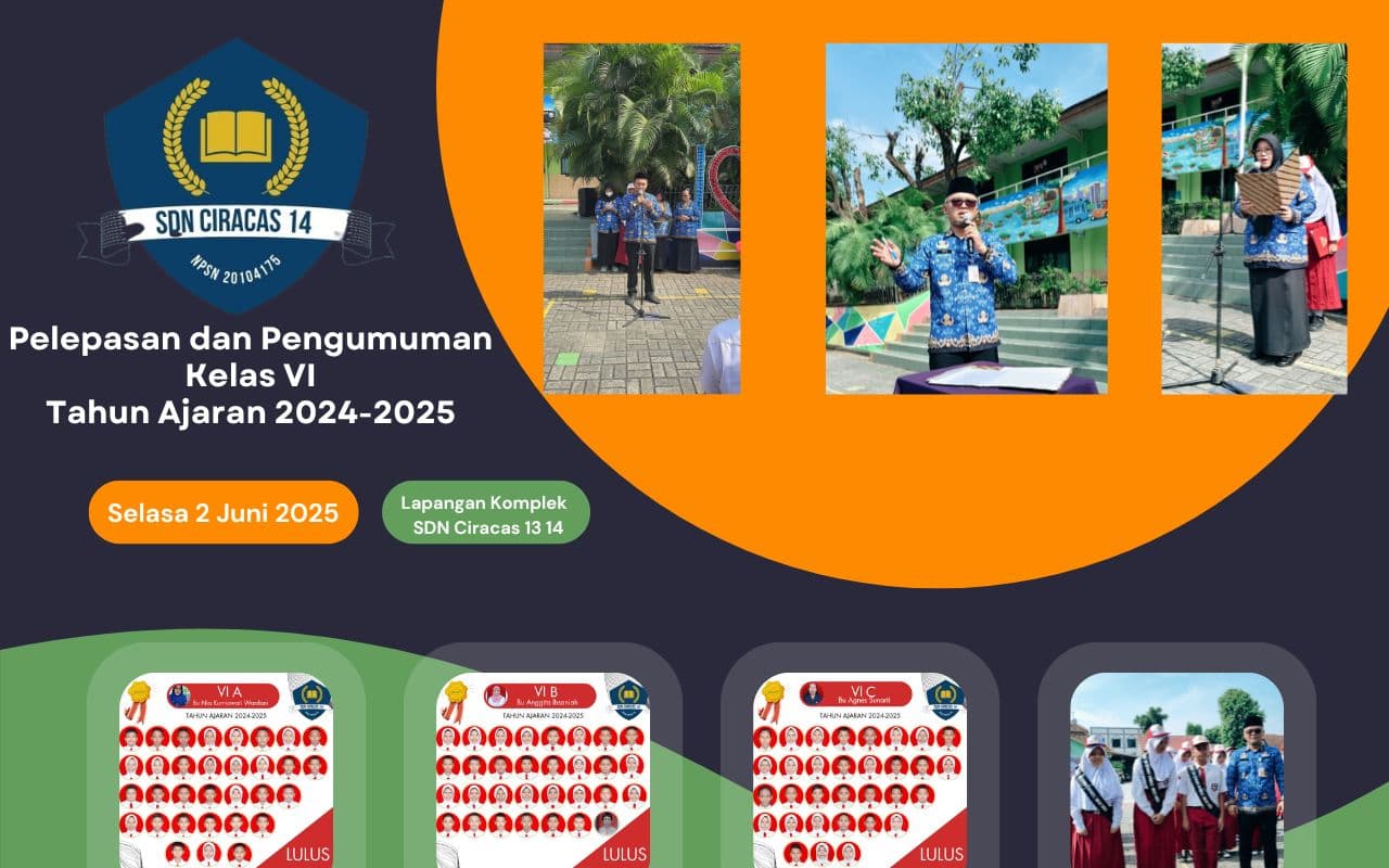Pelepasan dan Pengumuman Kelas VI TA. 2024-2025